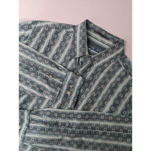 Tommy Bahama Men's Silk/Cotton Long Sleeve‎ Shirt Large